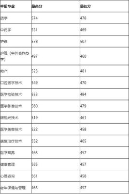 高职班分数线一般多少？（高职护士专业分数线）
