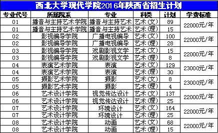 西北大学现代学院美术录取线？（西北工程大学编导专业分数线）