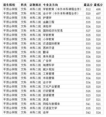 平顶山学院文科哪个专业好？（平顶山学院名专业分数线）