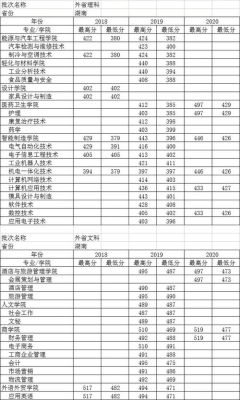 2020顺德职业技术学院分数线？（顺德职业技术学院2019高考各专业分数线）
